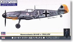 HASEGAWA 1/48 Messerschmitt Bf109F-4 PRILLER w/ Priller Figure
