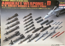 HASEGAWA 1/48 WEAPONS SET D US SMART BOMBS & TARGET PODS