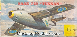 HELLER 1/72 Saab J-29 Tunnan