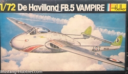 HELLER 1/72 De Havilland FB.5 Vampire