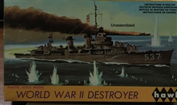 HAWK MODELS 1/700 World War II Destroyer