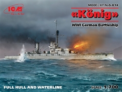 ICM 1/700 WWI German Konig Battleship