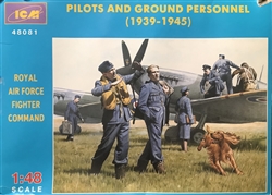 ICM 1/48 Pilots and Ground Personnel (1939-1945) Royal Air Force Fighter Command