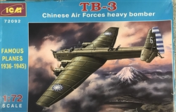 ICM 1/72 TB-3 Chinese Air Force Heavy Bomber