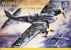 ITALERI 1/72 Heinkel He 111 (H-22) with V-1 (Fi 103) Flying Bomb