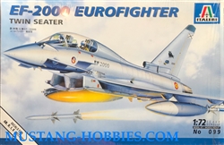 ITALERI 1/172 EF-2000 EUROFIGHTER Twin Seater