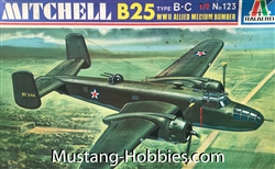 ITALERI 1/72 Mitchell B-25 Type B-C World War II Allied Medium Bomber