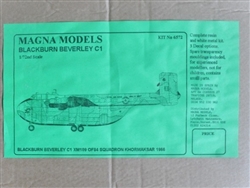 Magna Models 1/72 Blackburn Beverley C1