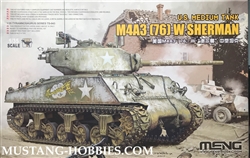 MENG 1/35 M4A3(76)W Sherman US Medium Tank