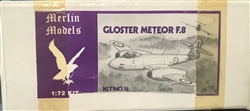 MERLIN MODELS 1/72 GLOSTER METEOR F.8