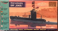 MIRAGE 1/400 Poland SUBMARINE ORP SOKOL