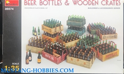 MINIART 1/35 Beer Bottles & Wooden Crates