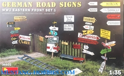 MINIART 1/35 german road signs wwii eastern front set 1