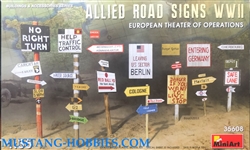 MINIART 1/35 WWII Allies Road Signs European Theater of Operations