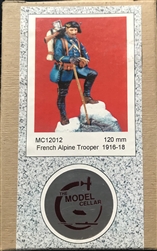 THE MODEL CELLAR 120MM FRENCH ALPINE TROOPER  1916-18