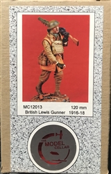 THE MODEL CELLAR 120MM BRITISH LEWIS GUNNER 1916-18