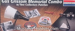 MONOGRAM 1/48 Gus Grissom Memorial Combo w/Two Collectors Patches