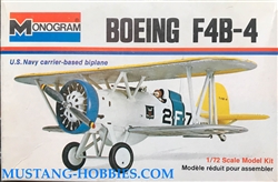 MONOGRAM  1/72  Boeing F4B-4 U.S. Navy Carrier-Based Biplane