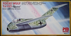 PM MODELS 1/72 Focke Wulf Ta-183 "HÃ¼ckebein" German Experimental Jet Fighter
