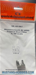 QUICK BOOST 1/48 Bf109G Tropical Dust Filter for HSG