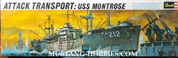Revell 1/376 U.S.S. MONTROSE PA 212 Attack Transport