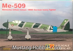 RS MODELS  1/72 Me 509 WWII German Heavy Fighter
