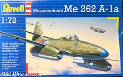 REVELL GERMANY 1/72 Messerschmitt Me 262 A-1a
