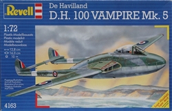 REVELL GERMANY 1/72 De Havilland D.H. 100 Vampire Mk.5