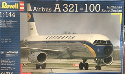 REVELL GERMANY 1/144 Airbus A321-100 Lufthansa Retro Design