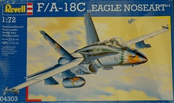 REVELL GERMANY 1/72  F/A-18C "Eagle Noseart"