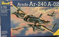 REVELL GERMANY 1/72 Arado Ar-240 A-02