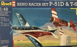 REVELL GERMANY 1/48 Reno Racer Set P-51D & T-6