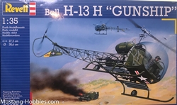 REVELL GERMANY 1/35 Bell H-13 H "Gunship"