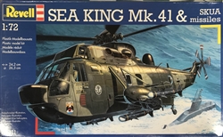 REVELL GERMANY 1/72 Westland Sea King Mk 41 & SKUA MISSLES