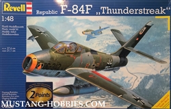 REVELL GERMANY 1/48 Republic F-84F "Thunderstreak"