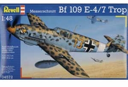 REVELL GERMANY 1/48 Messerschmitt Bf-109 E-4/7 Trop (Hasegawa rebox)