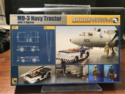 SKUNKMODELS WORKSHOP 1/48 MD-3 Navy Tractor with 3 figures