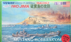 SKYWAVE 1/700 Iwo Jima Landing Operation Diorama Set