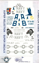 SUPERSCALE INT. 1/32 F-18A/C's