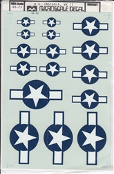 SUPERSCALE INT. 1/48 US INSIGNIAS WWII