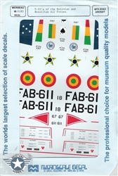 SUPERSCALE INT 1/48 T-33'S OF THE BOLIVIAN & BRAZILIAN AIR FORCE
