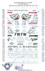 SUPERSCALE INT. 1/48 F-16A/C FALCONS