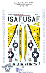 SUPERSCALE INT. 1/48 CONVAIR F-106A DELTA DART 5th FIS, 1972