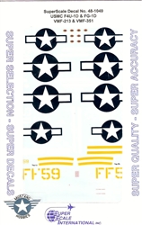 SUPERSCALE INT. F4U-1D & FG-1D VMF-213 & VMF-351
