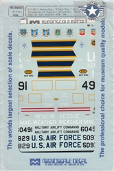 SUPERSCALE INT. 1/72 C-130 HURCULES 314th TAN, 75 THUNDERBIRD SUPPORTAIRCRAFT, 62nd MAN/36 TAS McCORD AFB WA