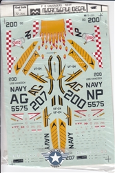 SUPERSCALE INT. 1/72 F-8 CRUSADER NAVY