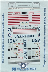 SUPERSCALE INT. 1/72 U-2A,C, D'S AFFTC 4080 SRW, 9 SRW