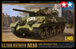 Tamiya 1/48 U.S. Tank Destroyer M10 Mid Production