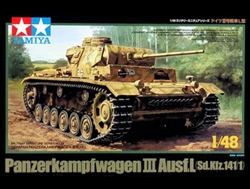 Tamiya 1/48 Panzerkampfwagen III Ausf. L - Sd.Kfz. 141/1
