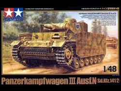 Tamiya 1/48 Panzerkampfwagen III Ausf. N - Sd.Kfz. 141/2